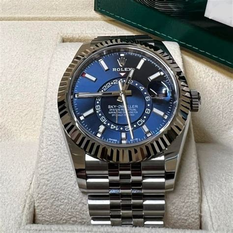 setting rolex sky dweller|rolex sky dweller blue 2022.